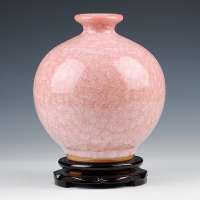 cheap pink Chinese Antique Flower Pot Vase Ceramic